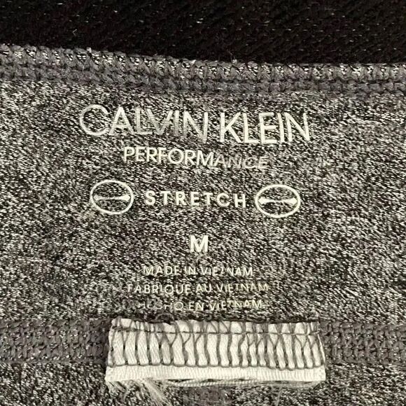 2 for $30 Calvin Klein Stretch Women’s Gray Black Training Shorts SZ M #1256 - Picture 5 of 9